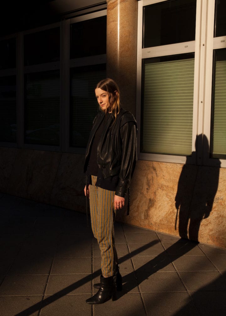 Portrait of artist Inga Danysz in Frankfurt for passeavant 2019 by Marie Haefner